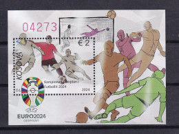 KOSOVO 2024,SPORT,EURO 2024,EUROPEAN  FOOTBALL CHAMPIONSHIP ,GERMANY,BLOCK,SOCCER,MNH - Kosovo