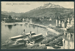 14554 Lucerne - Bahnhof, Seebrüke U. Pilatus - Andere & Zonder Classificatie