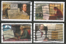 USA 2006 Benjamin Franklin C.39 SC.#4021/24 Cpl 4v Set Used - Usati