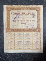 ACTION DE 125 FRANCS AU PORTEUR (M2413) SOCIETE GENERALE DES FREINS LIPKOWSKI (2 Vues) - A - C