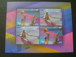 GREECE 2024 EUROMED  SPORTS IN THE MEDITERANEAN MNH.. - Blocs-feuillets