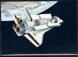 Switzerland 1981 Space Shuttle Commemorative Postcard - Europe