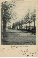 Furnes Avenue De La Panne Circulée En 1901 - Veurne