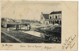 Furnes Pont De Nieuport Circulée En 1901 - Veurne