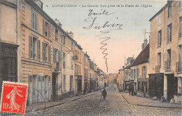 LONGJUMEAU La Grande Rue Prise De La Place De L Eglise 20(scan Recto-verso) MA1409 - Longjumeau