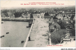 AMMP2-0110-50 - BARFLEUR - Vue Panoramique Sur La Ville Et Les Quais - Barfleur