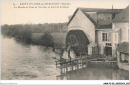 AMMP2-0070-50 - SAINT-HILAIRE-DU-HARCOUET - Le Moulin Et Pont De Mortain Au Bord De La Selune - Saint Hilaire Du Harcouet