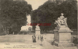 CPA SAINT GERMAIN EN LAYE - LE PARTERRE - ROND POINT DE L'ALLEE DE LA DAUPHINE - St. Germain En Laye (castle)