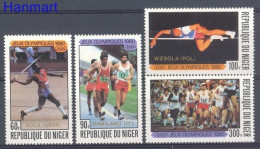Niger 1980 Mi 714-717 MNH  (ZS5 NGR714-717) - Summer 1980: Moscow