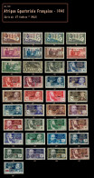 AEF - 1940 - Lot De 37 Timbres * (MLH) - Neufs