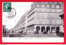 F-75-Paris-505P45 La Rue De Rivoli, La Statue De Jeanne D'Arc, Attelages, Cpa  - District 01