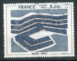 2075 Œuvre De Raoul Ubac - Cachet Rond - Used Stamps