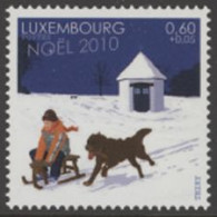 LUXEMBOURG 2010 - Noël Paysage Et Chien - 1 T. - Unused Stamps