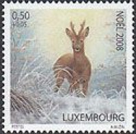 LUXEMBOURG 2008 - Noël - Le Chevreuil - 1 V. - Unused Stamps