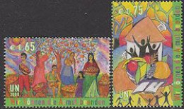 O.N.U. Wenen 2008 - Contre La Pauvreté - 2 V. - Unused Stamps