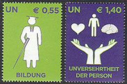 O.N.U. Wenen 2008 - Année Des Handicapés - 2 V. - Neufs