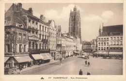 FRANCE - Dunkerque - Rue Clémenceau - Vue Générale - Animé - Carte Postale Ancienne - Dunkerque