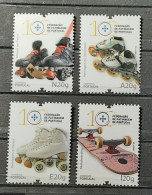 2024 - Portugal - MNH - 100 Years Of Portuguese Federation Of Roller Sports + 4 Stamps - Nuovi