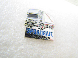 PIN'S    CAMION  MAN  SPORNRAFT SPEDITION - Transports