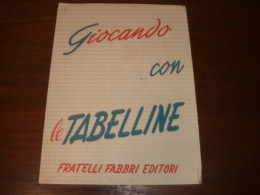 GIOCANDO CON LE TABELLINE - Diplômes & Bulletins Scolaires