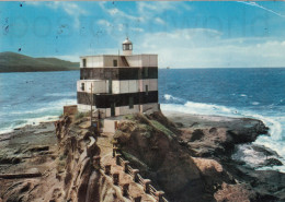 CARTOLINA  BOSA NUORO SARDEGNA IL FARO VIAGGIATA 1971 - Nuoro