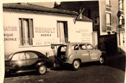 Ivry Sur Seine * Agence Renault J. VINATIER 22 Rue Paul Mazy * Garage Automobiles Station Service Avia * 4 Photos 1960 - Ivry Sur Seine