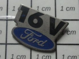 1518B Pin's Pins / Beau Et Rare / AUTOMOBILES / VVVVVVVVVVVVVVVV Ben Oui FORD 16V ! - Ford