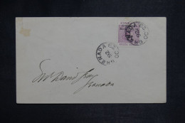 GRENADE - Lettre Intérieure En Poste Due (TP En Surcharge Postale) - Rare Courrier - 1892 - M 2619 - Grenada (...-1974)