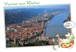 VIENNE Sur Le Rhone La Ville Et Le Rhone 9(scan Recto-verso) MA1581 - Vienne