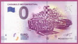 0-Euro MEAQ 03 2019 # 777 !  CARAMULO MOTORFESTIVAL - OLDTIMER RENNEN - Privéproeven