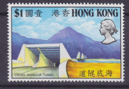 Hong Kong 1972 Mi. 263, 1$ Hafentunnel Cross-Harbour Tunnel Hong Kong-Kowloon, MNH** - Nuovi