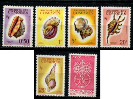 V - COMORES -   Année 1962 - Y&T N° 19/24 Et 25 -  Neufs Sans Charnière ** MNH - Unused Stamps