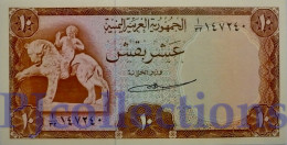 YEMEN ARAB REPUBLIC 10 BUQSHAS 1966 PICK 4 UNC - Yémen