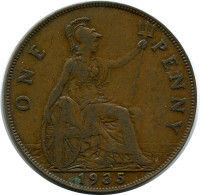 PENNY 1935 UK GRANDE-BRETAGNE GREAT BRITAIN Pièce #BB019.F.A - D. 1 Penny