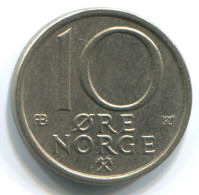 10 ORE 1974 NORVÈGE NORWAY Pièce #WW1070.F.A - Noorwegen