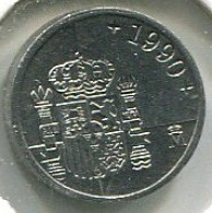 1 PESETA 1990 ESPAÑA SPAIN #W10603.2.E.A - 1 Peseta