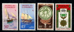 V - COMORES -   Année 1964 - Y&T N° PA 10 à 13 -  Neufs Sans Charnière ** MNH - Unused Stamps