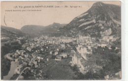 178. VUE GENERALE DE SAINT-CLAUDE .  AFFR AU VERSO LE 19-05-1907  .  2 SCANNES - Saint Claude