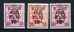 375A/376 MNH** 1933-1934 - Heraldieke Leeuw - 1929-1937 Heraldic Lion