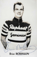 BRIAN ROBINSON, Foto Mit Originalunterschrift - Ciclismo