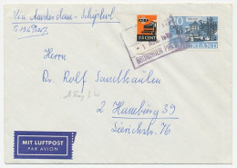 Treinbrief Groningen - Schiphol - Duitsland 1965 - Per Luchtpost - Ohne Zuordnung