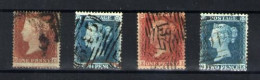 Gran Bretaña Nº 8/11. Años 1854-55 - Used Stamps