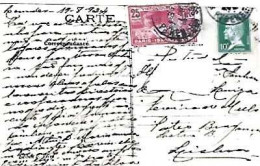 France & Marcofilia, Lourdes, La Grotte Et La Basilique, Lisboa 1924 (306) - Lettres & Documents