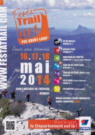 329 Carte Postale Pic Saint Loup 34 Hérault  Festa Trail Sport Course - Athletics