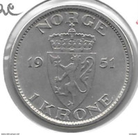 *norway 1 Kroner  1951   Km 397.1  Xf+/ms60 - Noorwegen