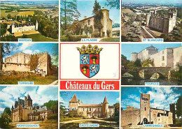 32 - Gers - Chateaux Du Gers - Multivues - Vieilles Pierres - Blasons - CPM - Voir Scans Recto-Verso - Altri & Non Classificati