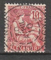 ALEXANDRIE YT 24 Oblitéré EGYPTE 30 AVRIL 1910 - Used Stamps