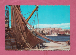 Cagliari, Scorcio Panoramico ( Fishing Nets Cole-up)- Standard Size, Divided Back, Ed. M & G Tognoli, Livorno. - Pesca