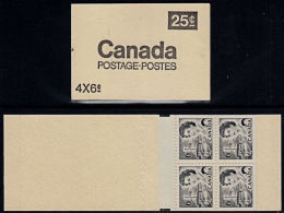 A0845 CANADA 1970, SG SB72  25c Booklet With 4@ SG608a  MNH - Full Booklets