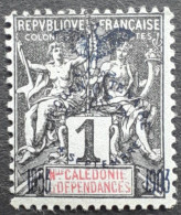 Nouvelle Calédonie 1903 Surchargé Overprinted CINQUANTENAIRE 24 SEPTEMBRE 1853 1903 Yvert 67 * MH - Unused Stamps